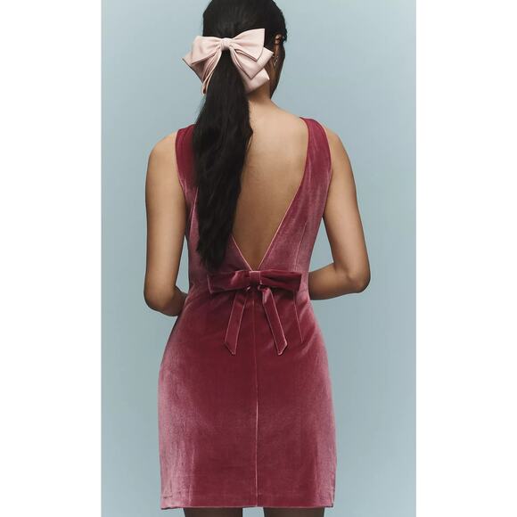 NWT Hutch Velvet Shift Mini Dress - XS - Picture 2 of 3